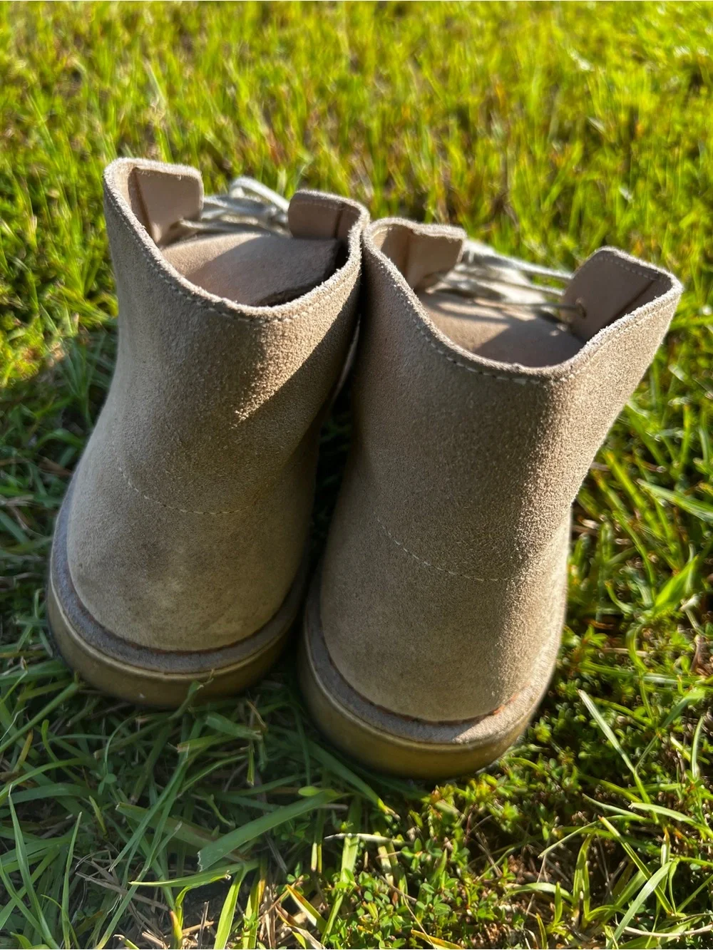 Clarks clean lightly